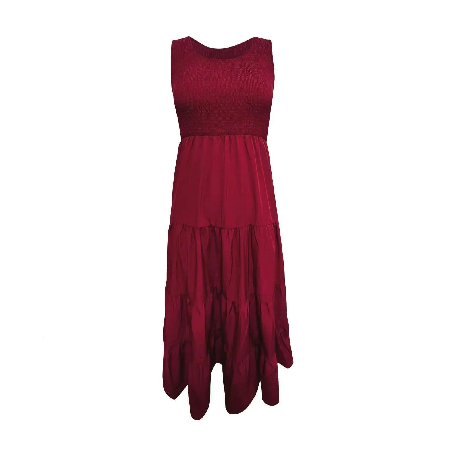 Dongdumaoyi Summer Maxi Dress Women Elegant Long Party Ladies Fashion A Line Ruched For Sundress New