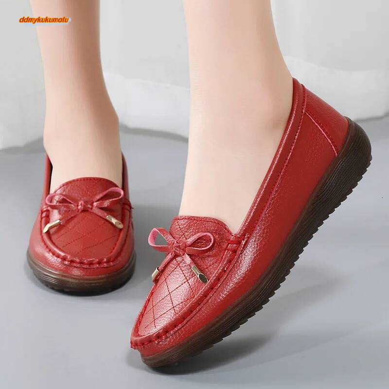 Zapatos De Mujer Autumn Fashion Slip on Comfortable Non-slip Casual Flats Plus Size 35-44 Loafers Shoes for Women ddmykukumalu