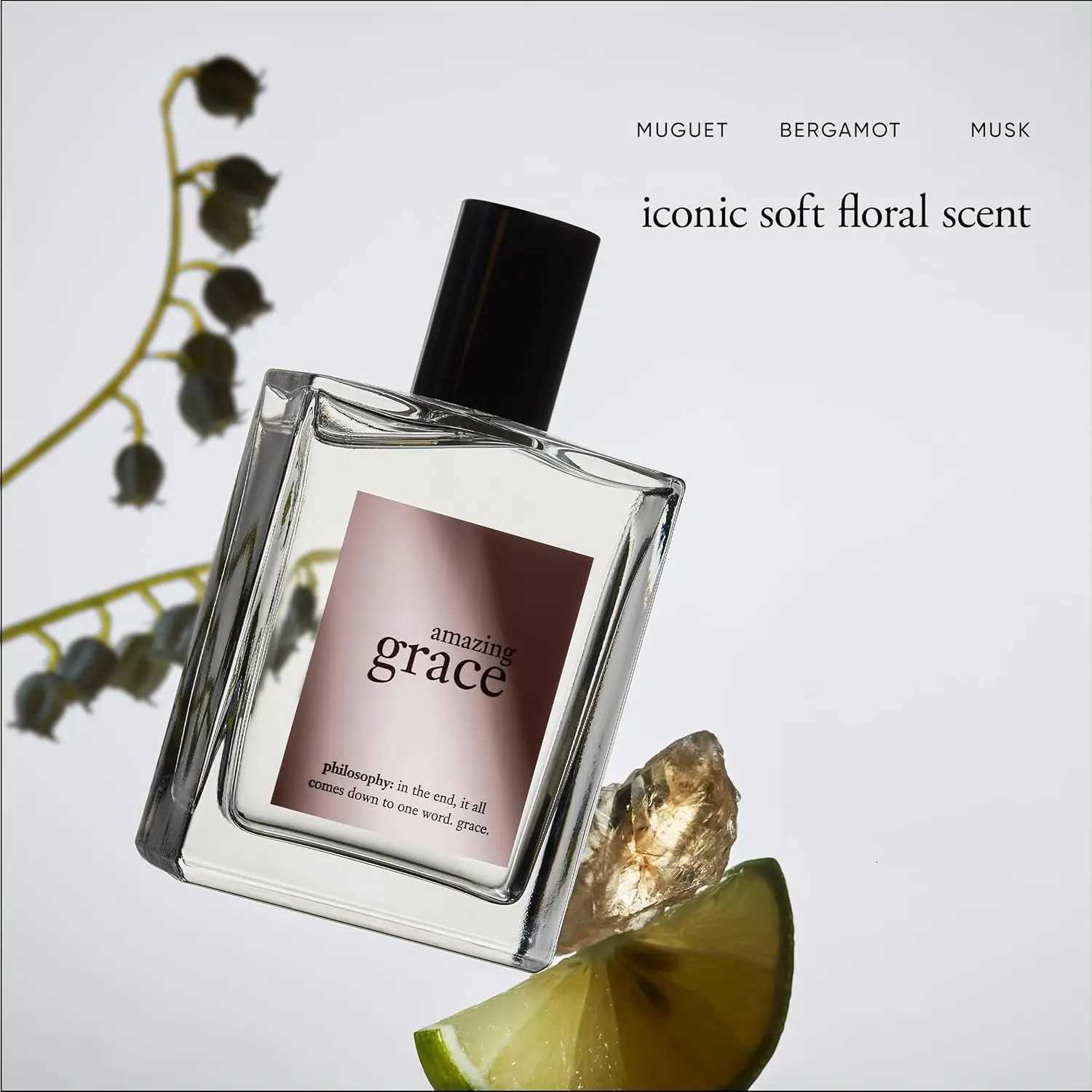 Philosophy 2024 Amazing Grace Eau De Toilette Clean Floral Womens Perfume With Notes Of Bergamot Muguet Musk - Long Lastingxj251111 -