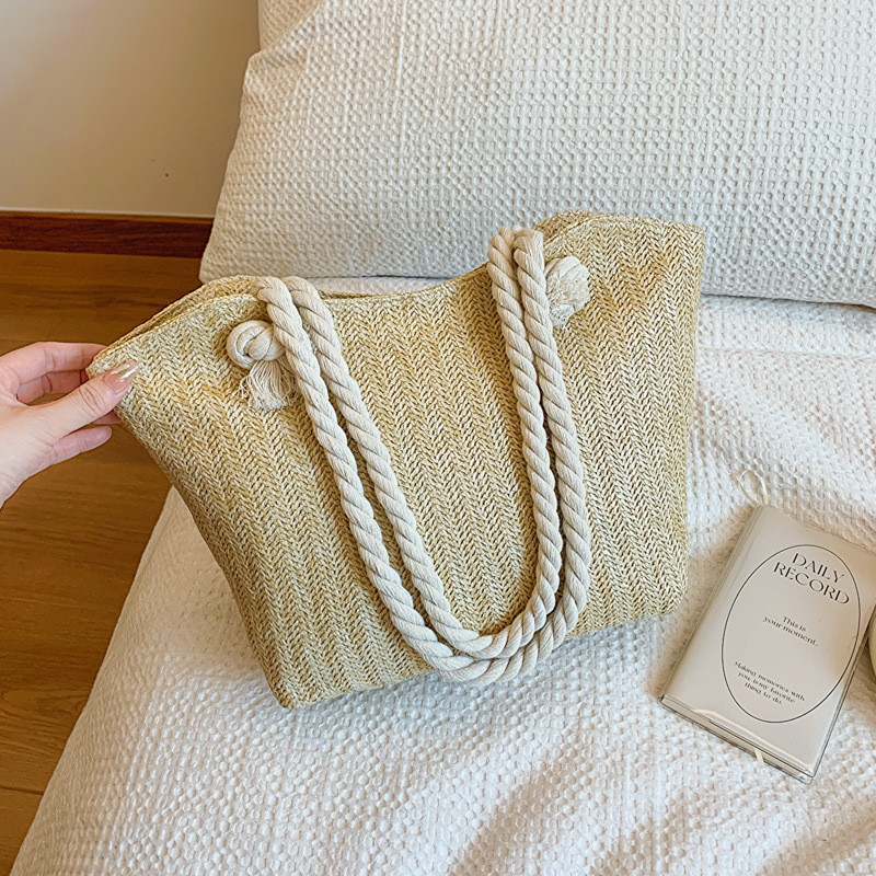2025 New Designer Bag Free Delivery Designer Shoes By 2024 Women's Large Capacity Beach Tote Beautiful And Fashionable Korean Style Trendy Should
