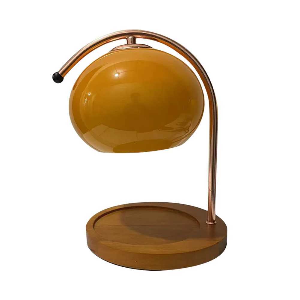Wooden Base Candle Warmer Lamp with Timer Nordic Candle Wax Lamp Dimmable Modern Wax Melting Light for House Office DecorationM251125