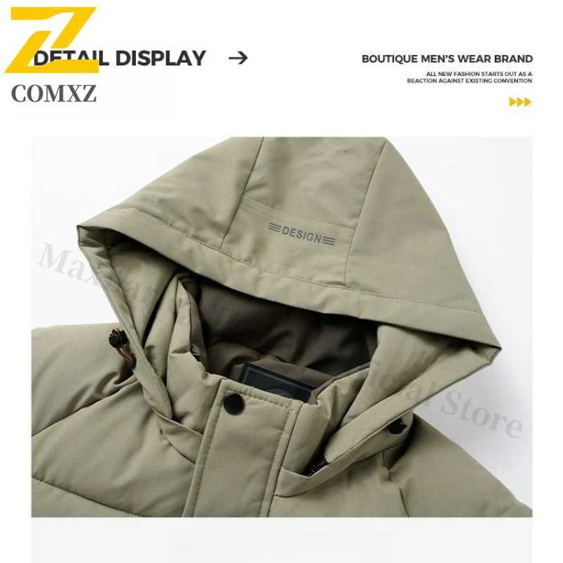 2025 New Winter Parka Mens Classic Fashion Windproof Warm Down Cotton-padded Jacket Male High Quality Detachable Hooded Coat X251125 - view 4