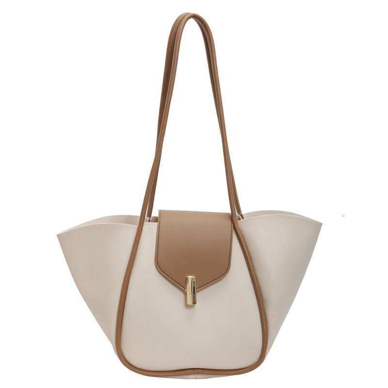 Designer Bag Women Fashion Shoulder PU Leather Simple Tote Handbag Adjustable Strap Work Handheld Daily Bag For Female