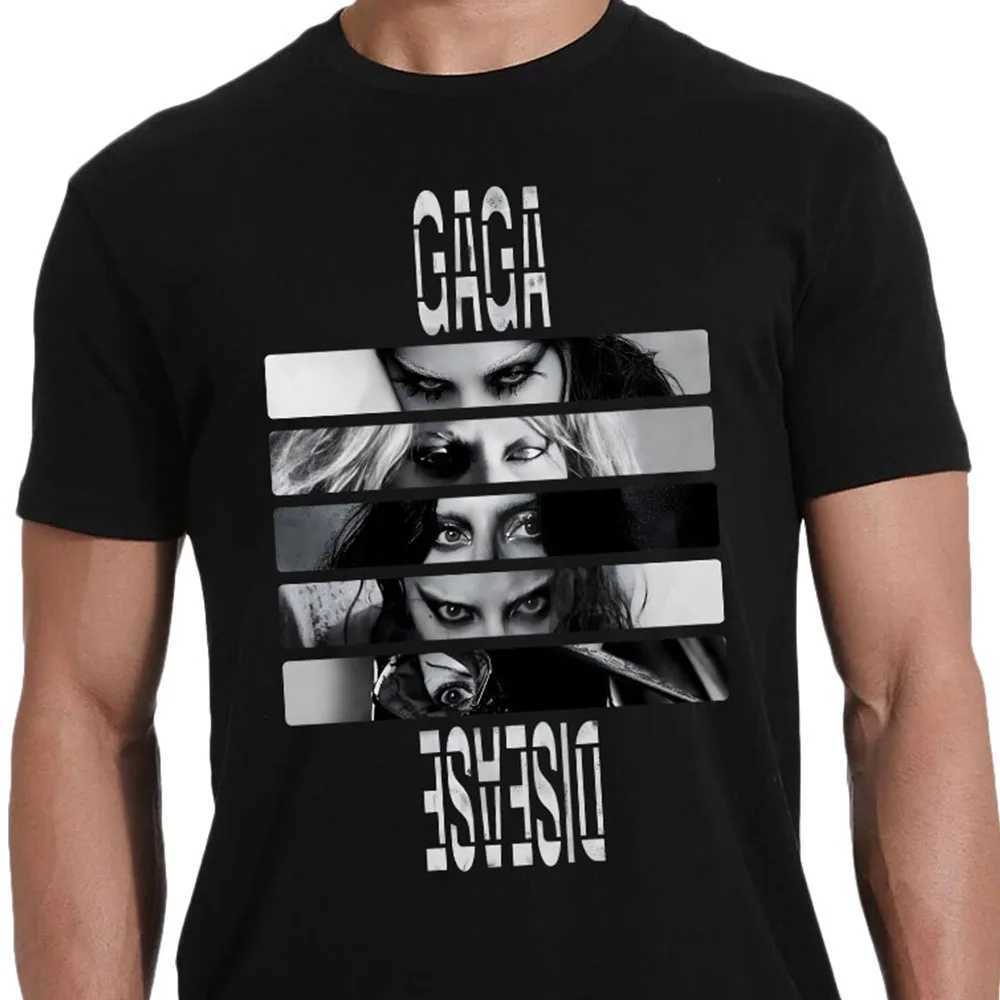 Lady Gaga Disease Printing T-shirt Mens/Womens Casual Short Sleeve Summer Spring T-shirt Ropa Hombre Street Clothing T-shirt W250425