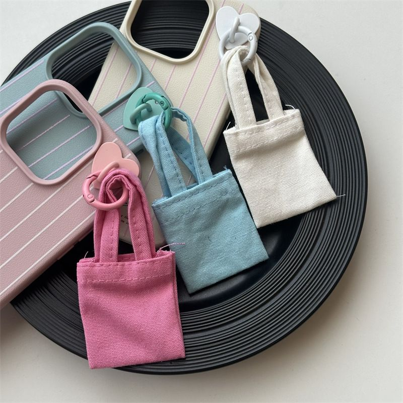 Striped Handbag Phone Case Suitable for iPhone 16/15 Pro Max Cute New Model Earthquake-Proof Protective Case
