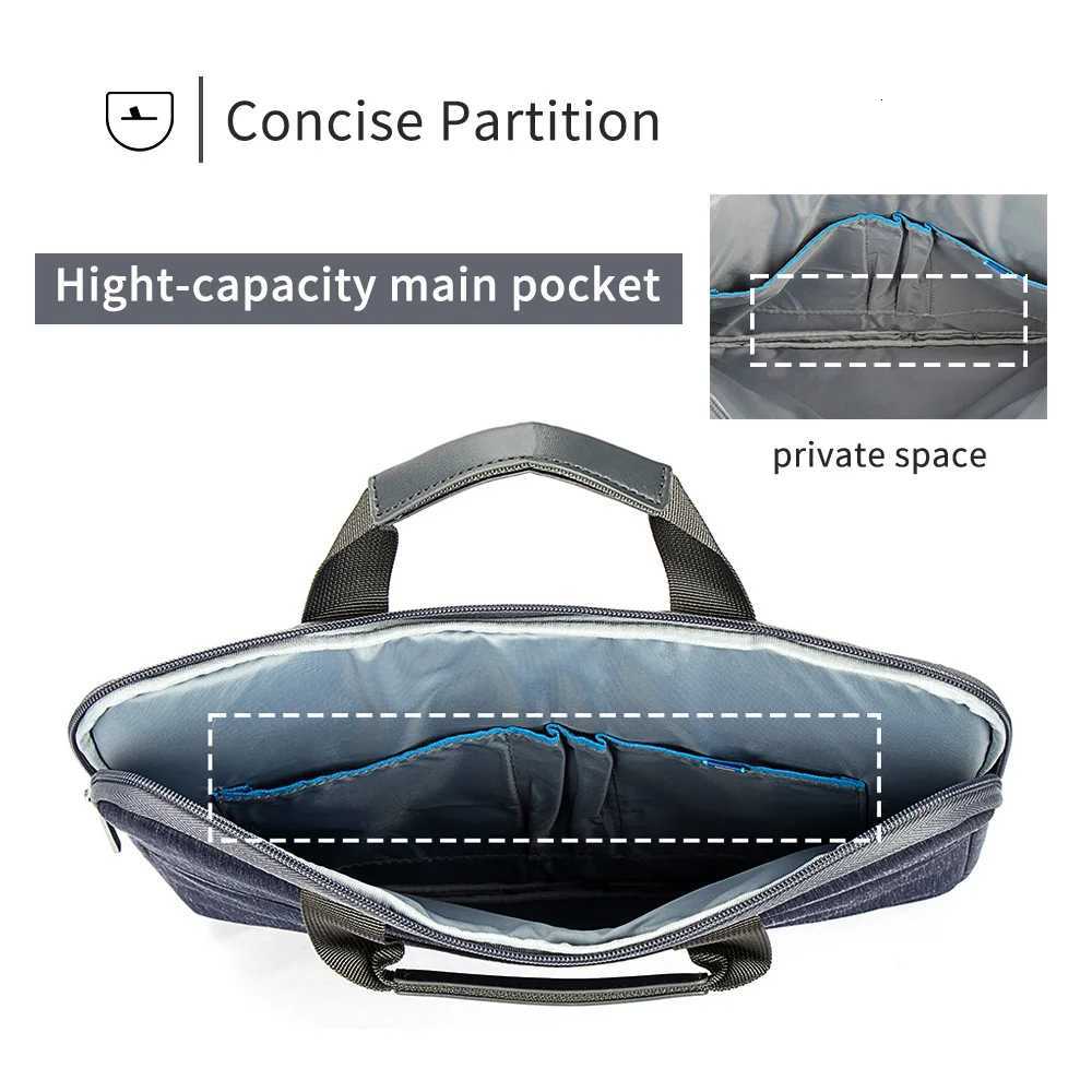 13-14 Inch Laptop Sleeve Bag for Business Portable Briefcase Handbag For MacBook Air/Pro Compartments Notebook Bag for TravelT251125