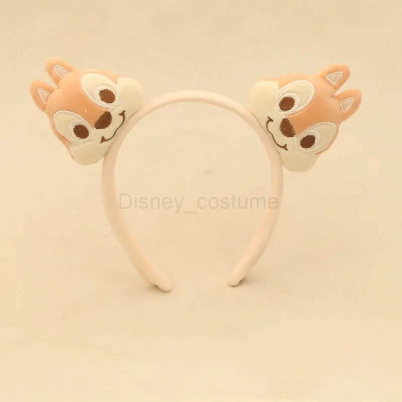 Disney Double Headed Winnie The Pooh Ears Hairbands Women Cute Lotso Donald Duck Headbands Girl Plush Hair Accessories Kids Gift X250425