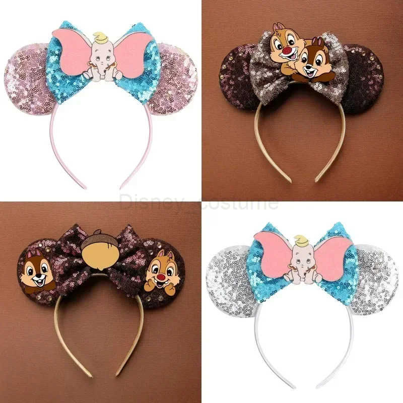 Disney Lion King Disney Womens Hair Cute Cartoon Simba Headband Childrens Glitter Bow Hair Accessories Girls Birthday Gift X250425