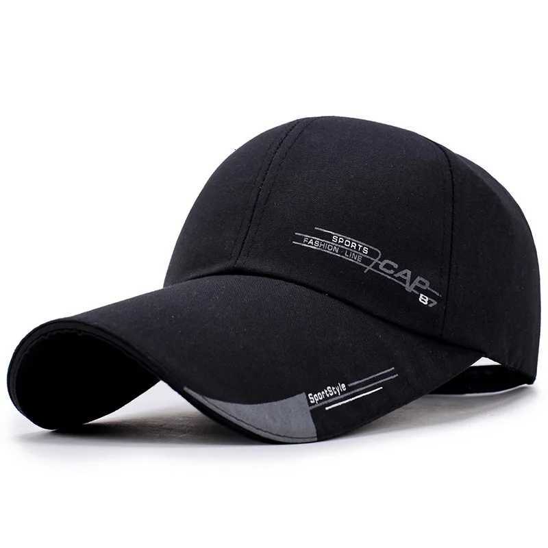 Quick Drying Baseball Cap Cotton Solid Color Casual Fashion Snapback Hat Unisex Outdoor Hip Hop Sports Cap Fishing Outdoor GiftT251125