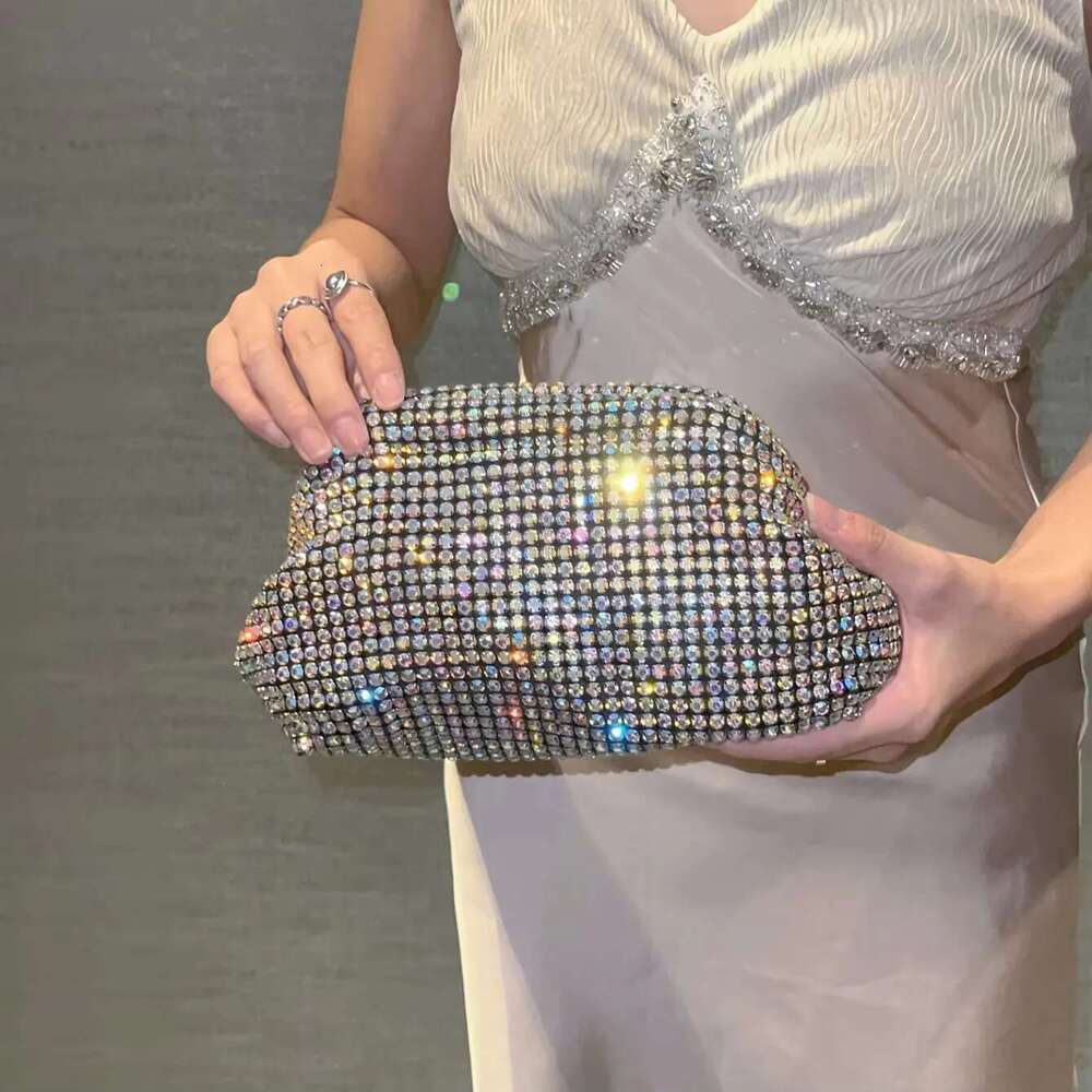 Designer Bag Glitter Cloud Women's Handbag Crystal Shiny Rhinestones Dia Evening Bag Wedding Party Clutch Purse Shoulder Bags