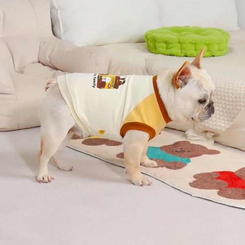 T00061Pet dog clothes princess skirt small dog Teddy summer thin style with leash