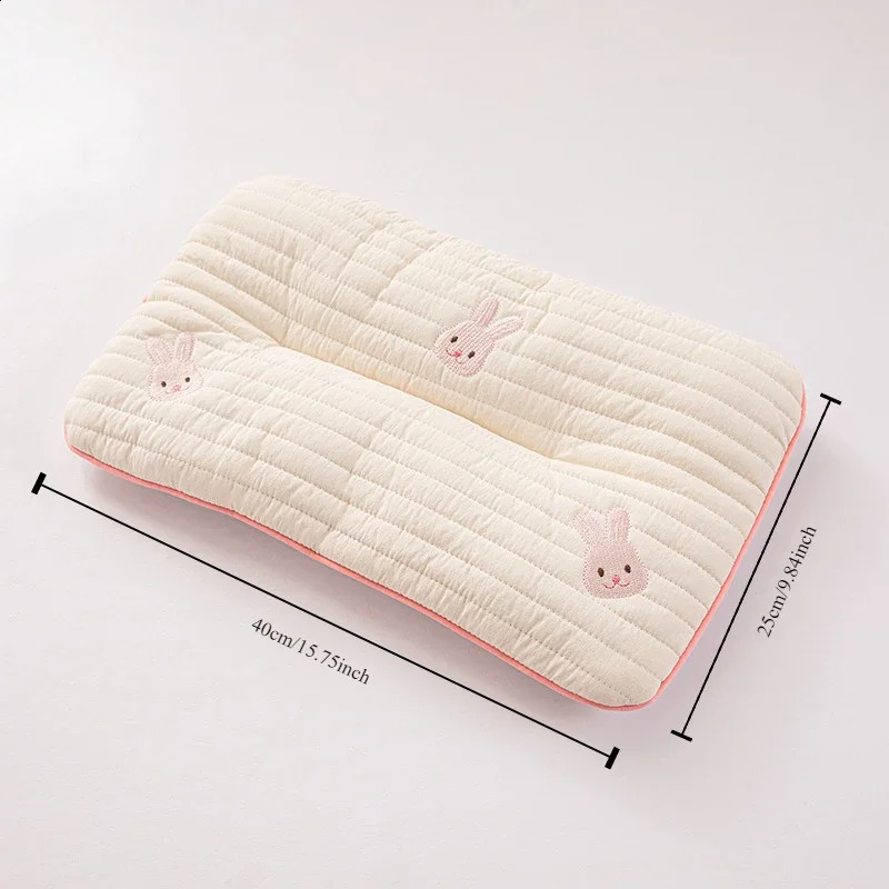 Sell Cartoon Embroidered Childrens Pillow Breathable and Sweat-absorbing Set Pillow for Kindergarten Baby Nap Pillow 250424