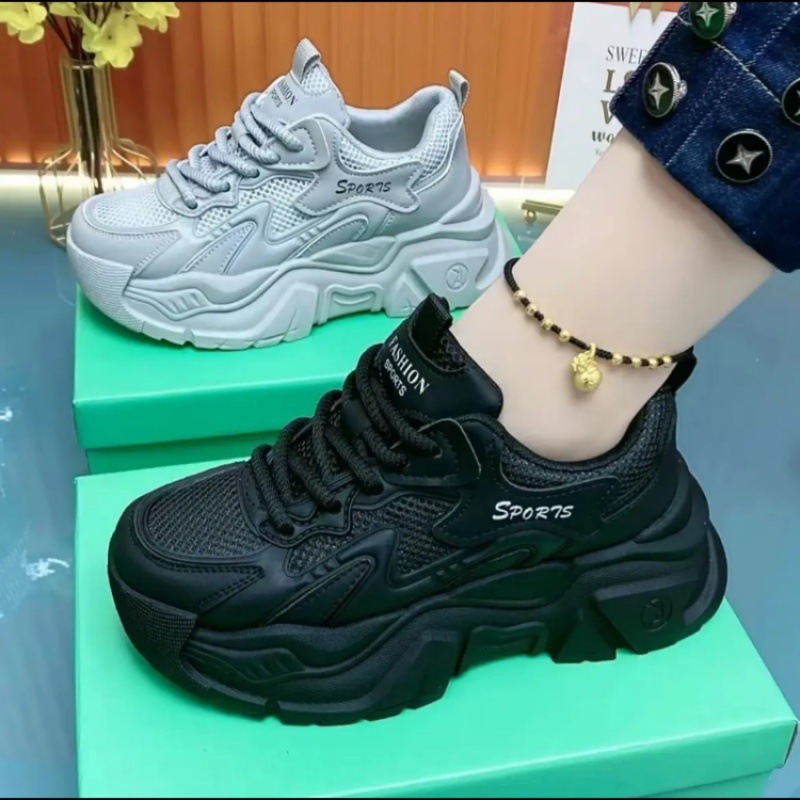 Summer New Dad Thin Breathable Mesh Sports Thick Bottom Height Increasing Women S Shoes Ddmysaturn