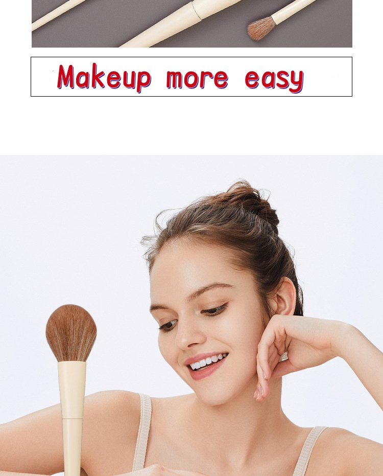 10-piece makeup brush set - soft bristle highlighter brush, beauty brush, loose powder brush, complete makeup set brush, makeup tools - eyeshadow brus