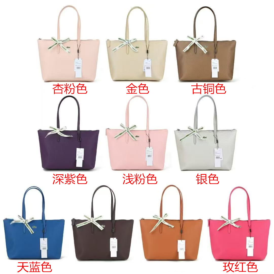 2025 New Free Shipping Designer Pack Horizontal L French Crocodile Women's Shopping Large Capacity Shoulder Handheld Dumpling Tote Bag