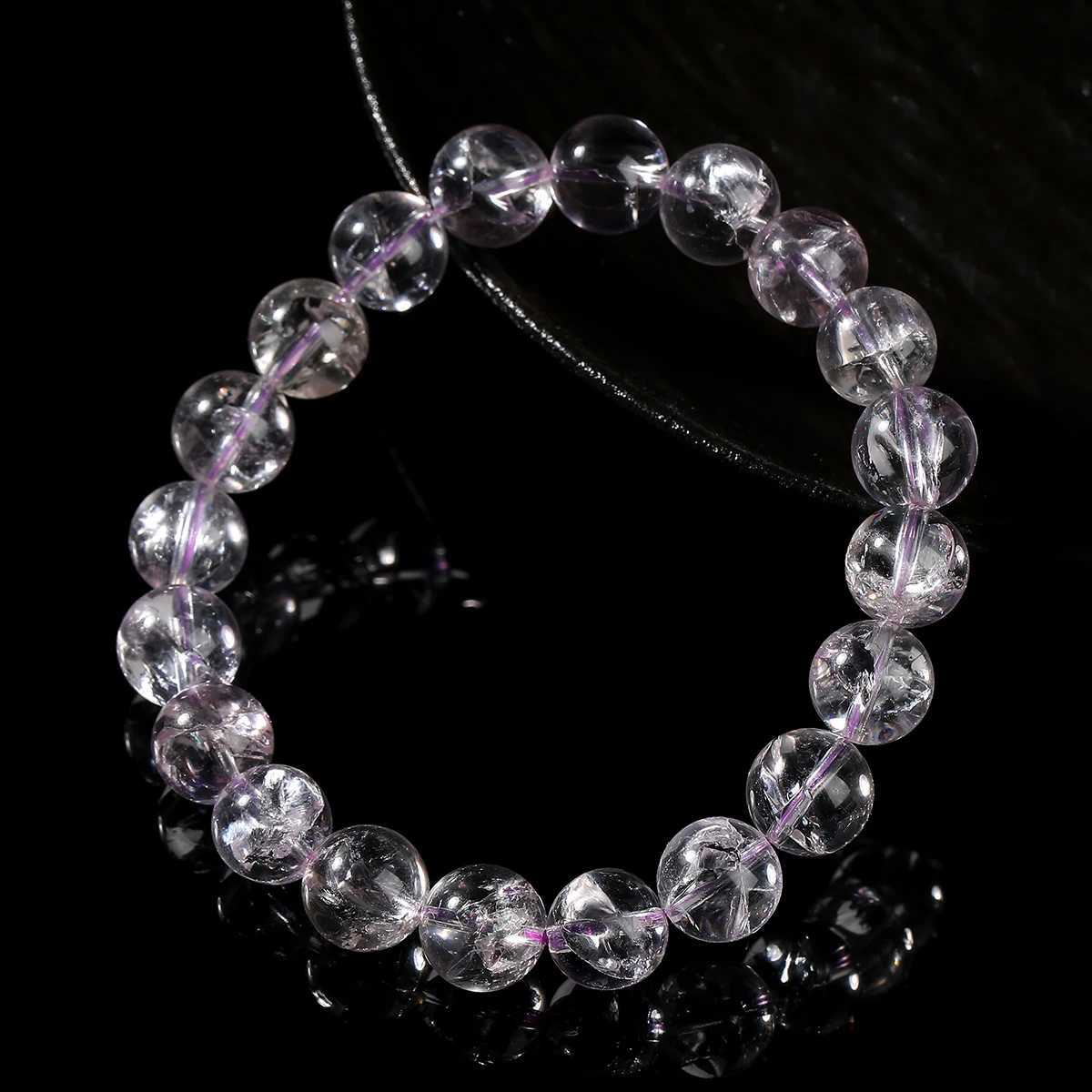 JD Natural Astrist Amethyst Bead Strand Bracelets Women Luxury Crystal Reiki Healing Energy Stretch Bracelet Female Party Gifts J251125