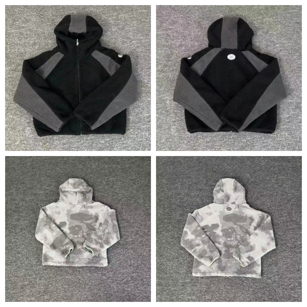 Designer Men's Wool coat Casual Unique Mertra zip-up Hooded Granular Fleece Comfortable Fabric Warm High Street Quality polar fleece Jacket Men W