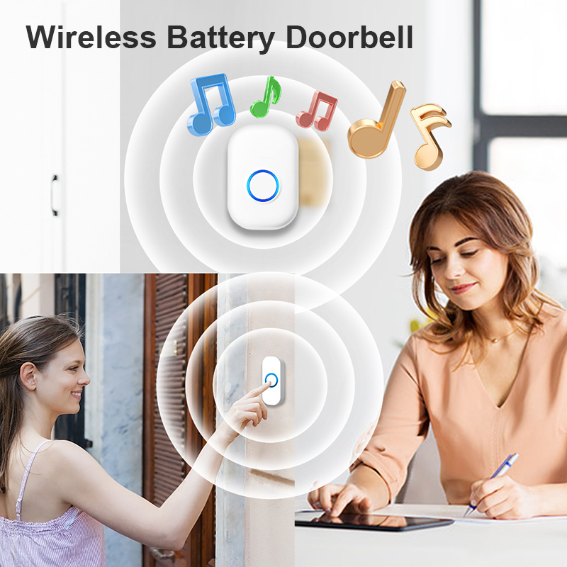 Wireless Long-Range Doorbell: Battery & AC Power Options | Factory Direct Pricing