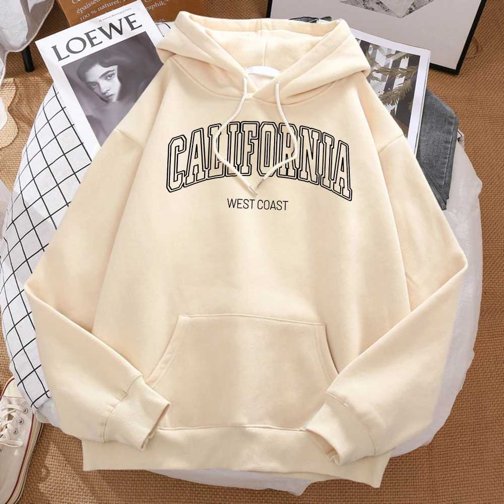 California West Coast Printed Mens Street Hoodie Crewneck Hoodie Autumn Graphic Super Large Hoodie Hip Hop Casual Fce Clothing w250425