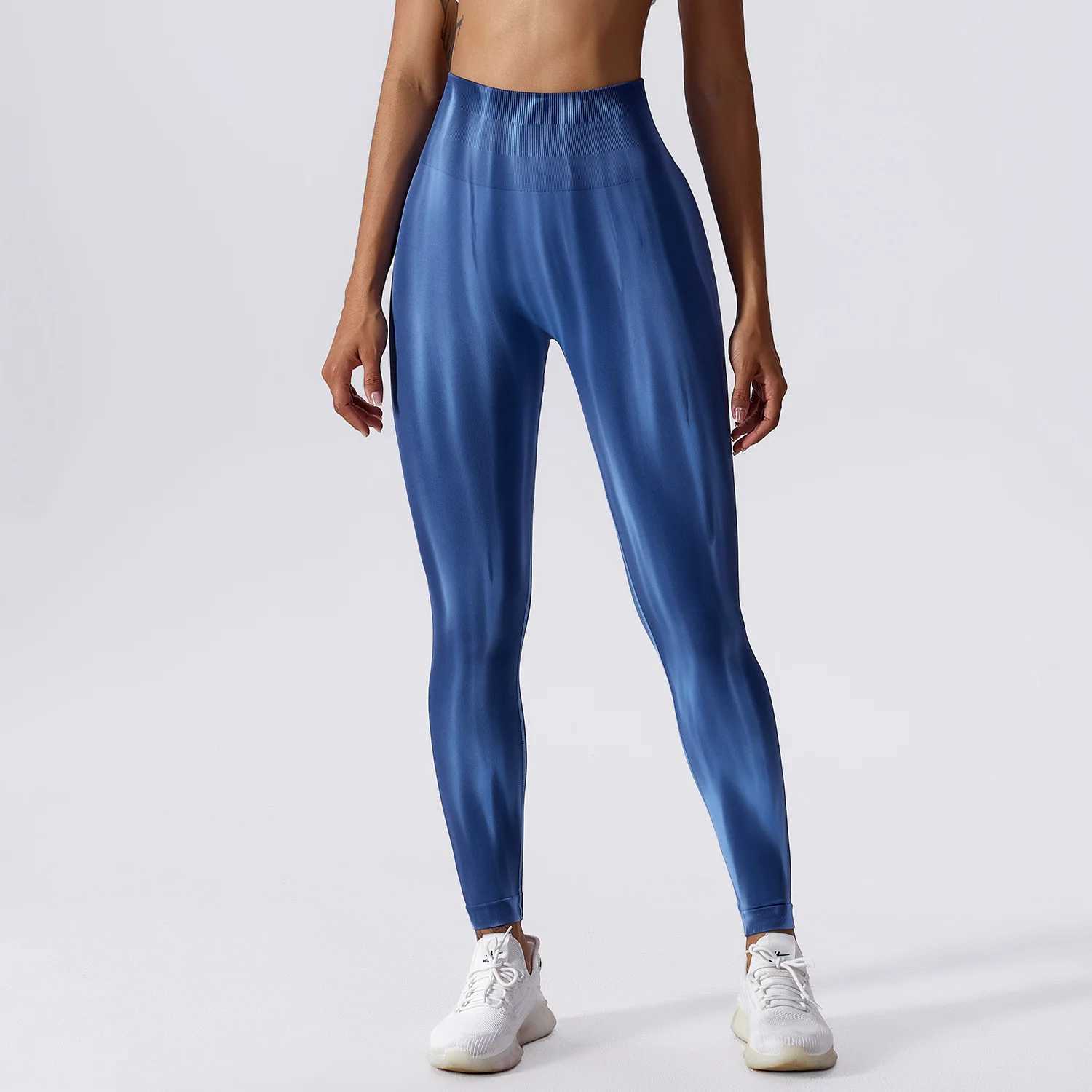 Tie dye yoga pants gym legs womens seamless sports legs womens sports legs running fitness high waisted yoga legsC250425