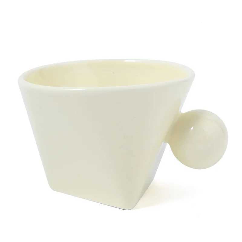 190ML Irregular Mug Creative Triangle Base Mug Lovers Breakfast Mug Office Coffee Mug Living Room Coffee Table Decorative Mug Y251125