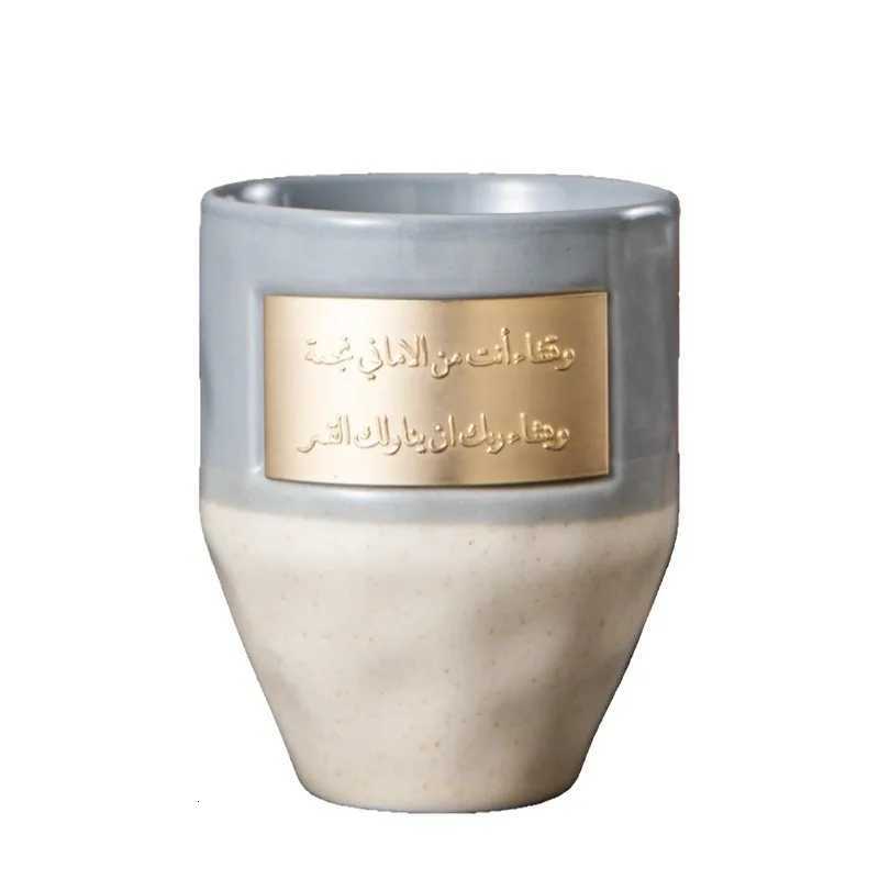 Inscriptions Saudi Style Mug Milk Ice Coffee Cup Creative Ceramic Couples Cup Tea Cup Office Mug Gift for Friends Middle Eastern Y251125