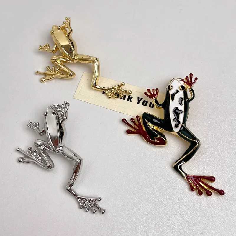 2025 New Unique Design Metal Frog Brooch - Exquisite Light Luxury Womens Or Men Accessory Lapel Pin M614 J251125