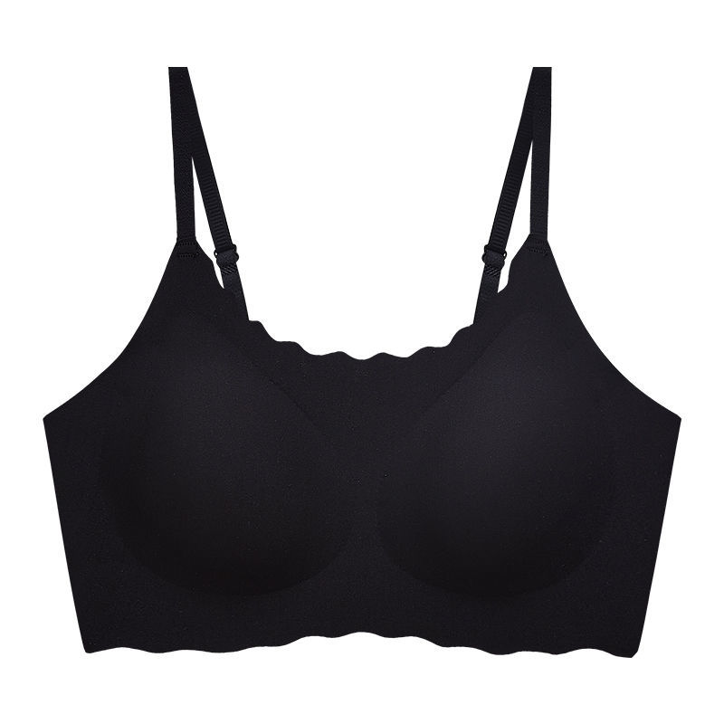 GEXIFANG Small Breasts Push Up Bra Wire Free Adjusted Straps Tube Top No Traces Integrated Underwear