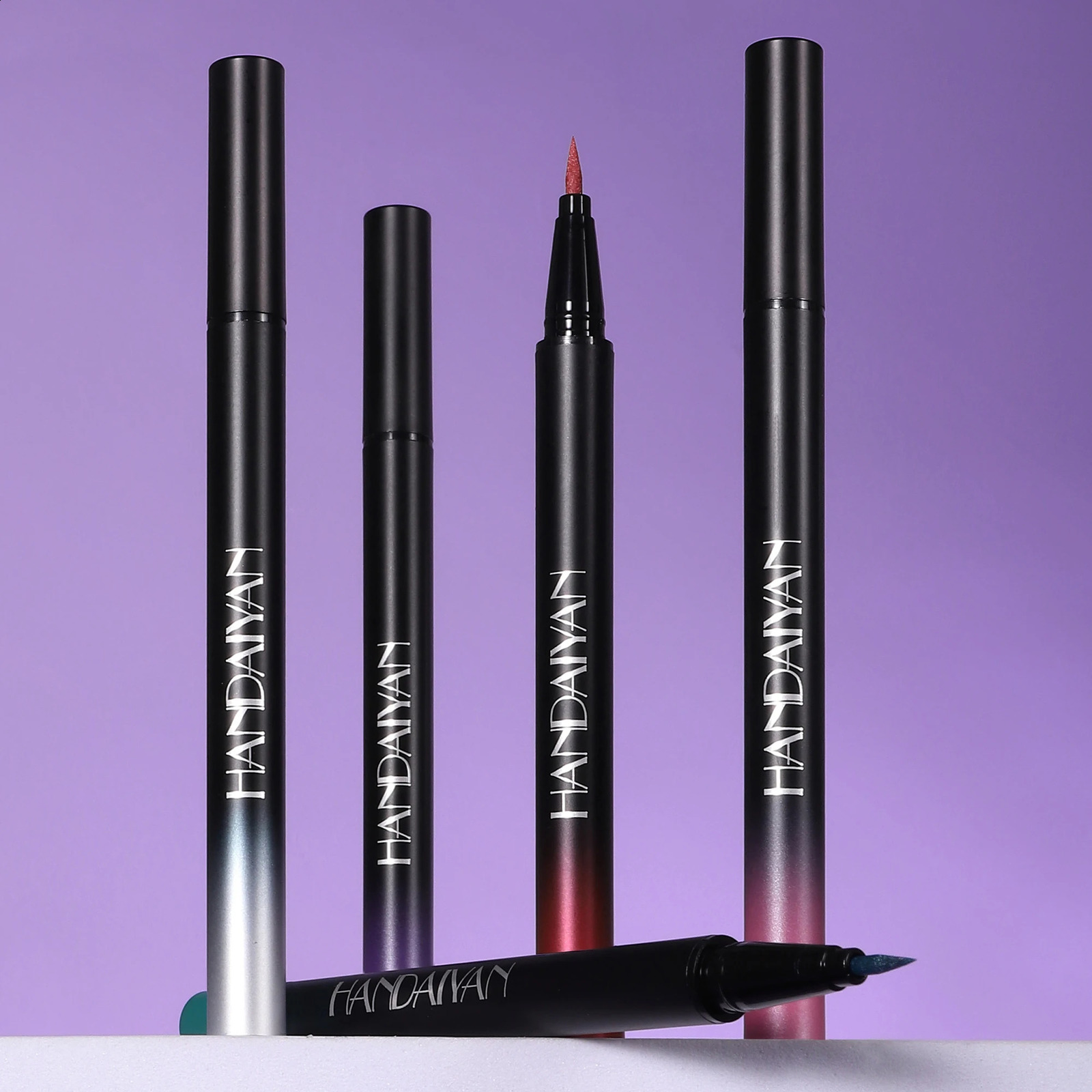 HANDAIYAN 10 color flash liquid eyeliner wearresistant waterproof stain free metal pen 250418