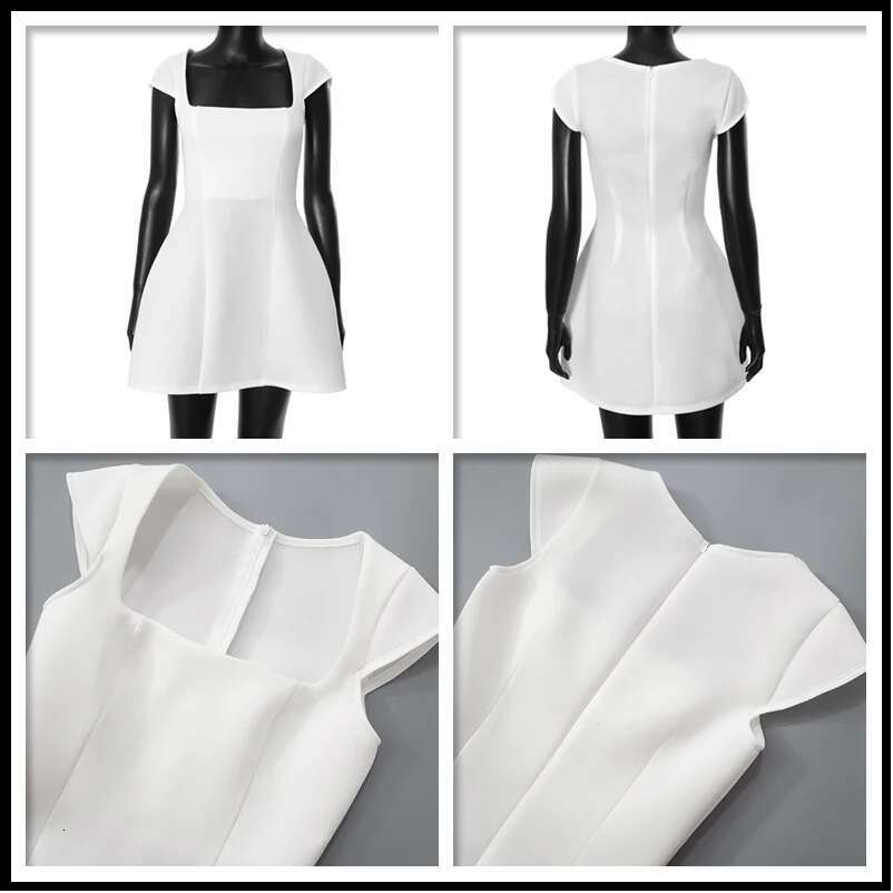 Dongdumaoyi Townlike Elegant Waist Wrap A Line Dress Women Mini Summer Nightclub Sexy Party Dresses Vestidos