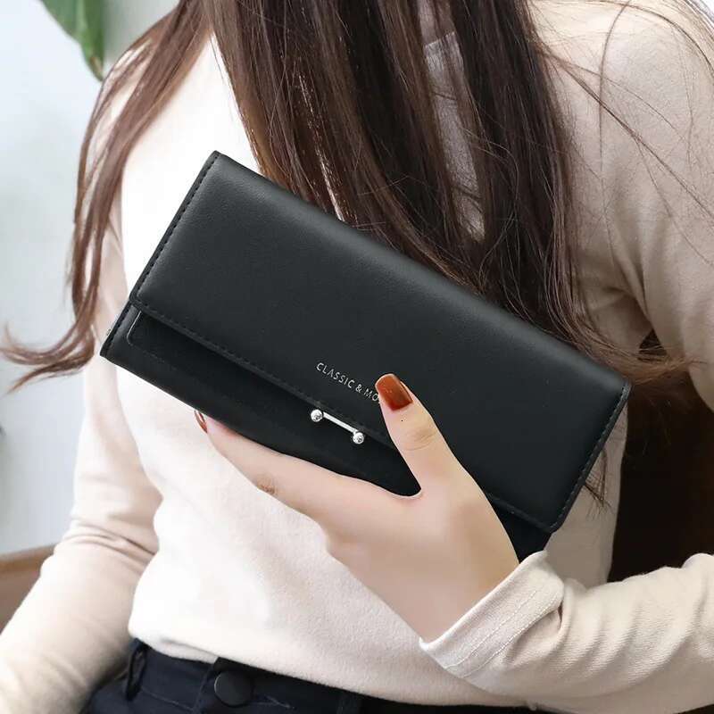 2023 Brand Women Wallet Long Purse Clutch Large Capacity Female Wallets Lady Phone Bag Card Holder Carteras Mujer