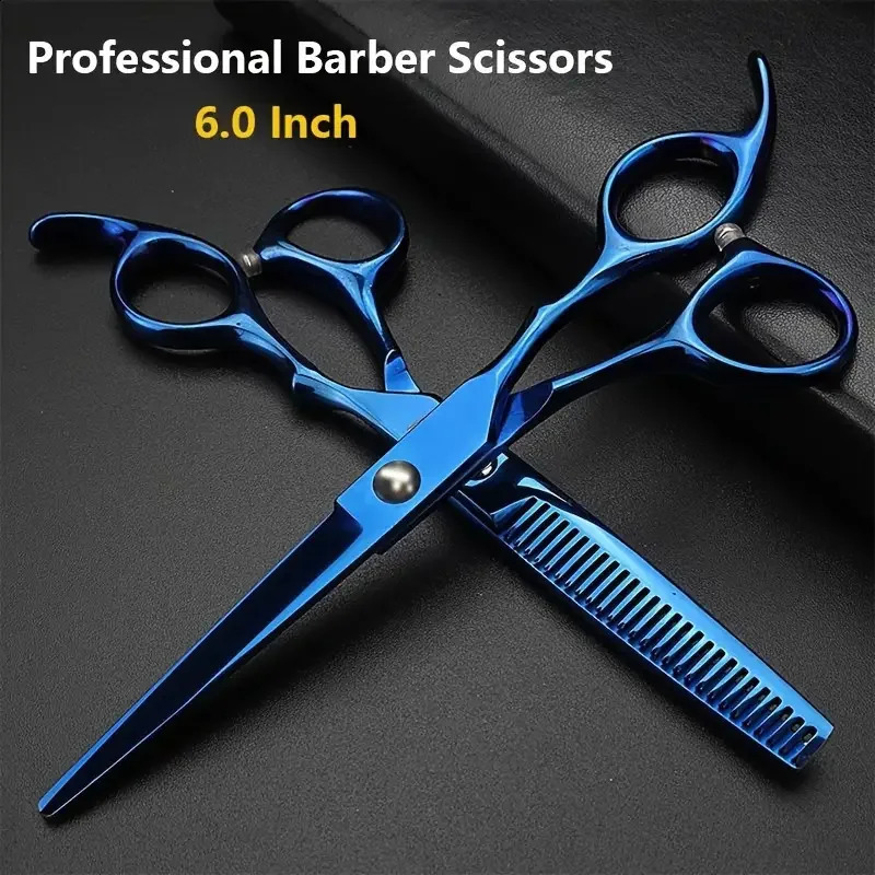 Hair Cutting Scissors Professional Barber Shears Set with Hair Scissors Thinning Shears for Men Women Pet 250424
