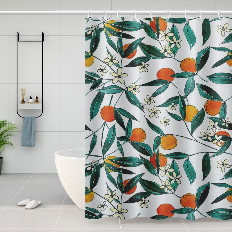 YL-37805 Waterproof Thickened Shower Curtain Cover, Bathroom Curtain Set, No Drill Required, Partition Curtain, Hanging Curtain