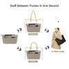 Felt middle makeup 2mm inner support bag, anti dirt anti-theft zipper lining, storage and organizing bag