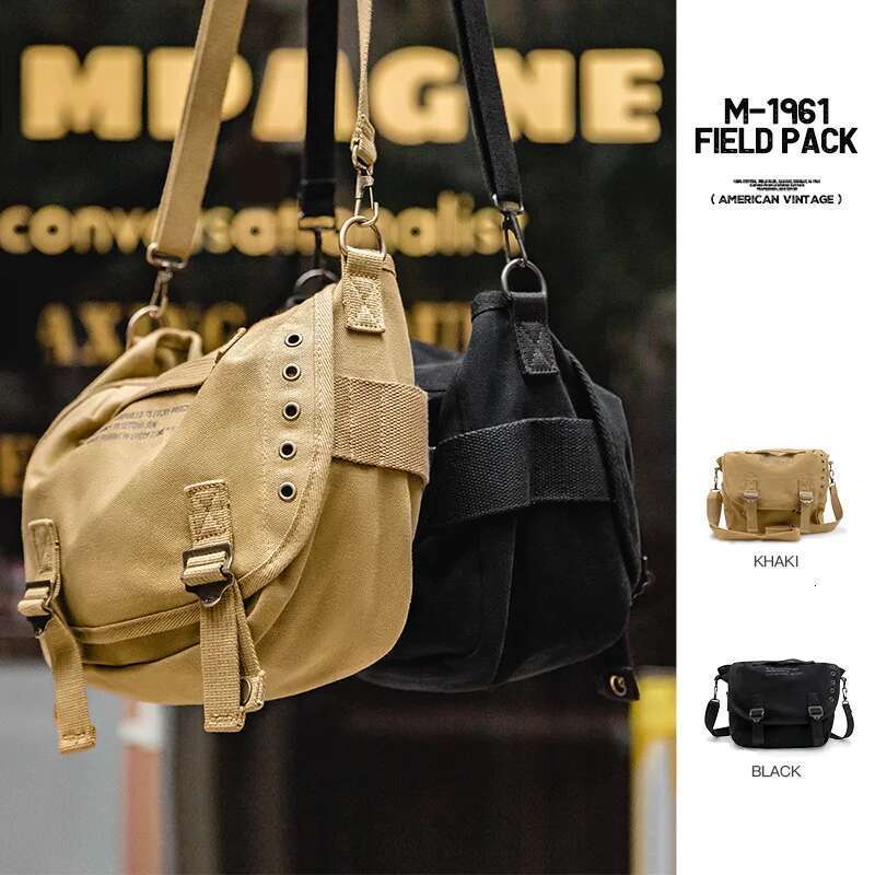 Designer Bag Maden American Vintage M1961 Letter Canvas Crossbody Bags For Men Designer Shoulder Strap Handbags Essential Waist Messenger Bag