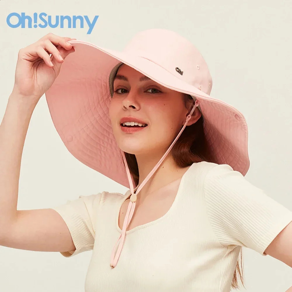 OhSunny Women Bucket Hat Sun Hats with Brim UPF50 Full Protection Windproof Gardening Caps for Outdoors Sports Beach Hiking 250424