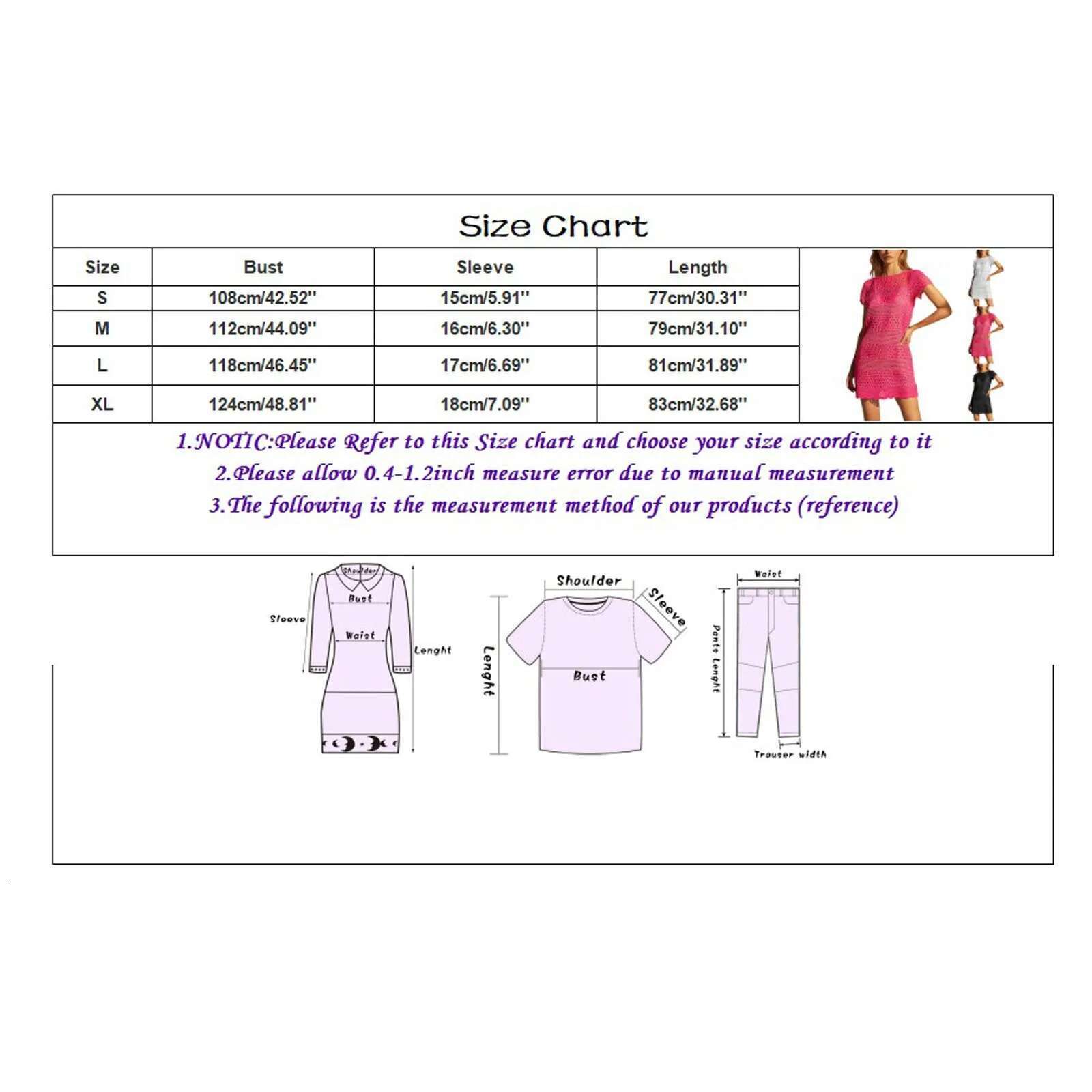 Dongdumaoyi Women Short Sleeved Knit Casual Beach Cover Ups Slim Tops O Neck Sexy Hollow Out Solid Color Knitting Crochet Up