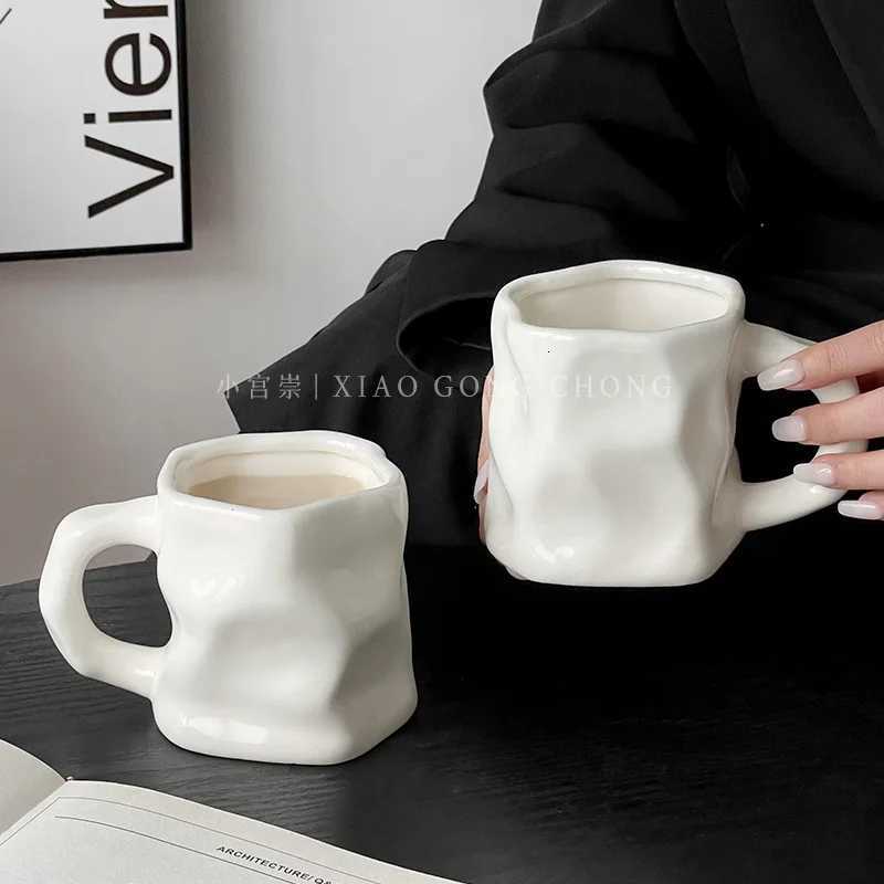 Original Design Cup Ceramic Mug Household Water Cup High-end Sense Creative and High Aesthetic Value Nordic Y251125