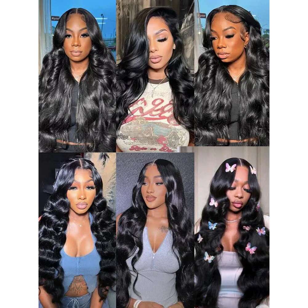 Tewjig 30 40 Inch Body 100% Brazilian Human Bundles Extensions Unprocessed Water Wave Raw Wow Angel Hair 1 3 4 Bundle