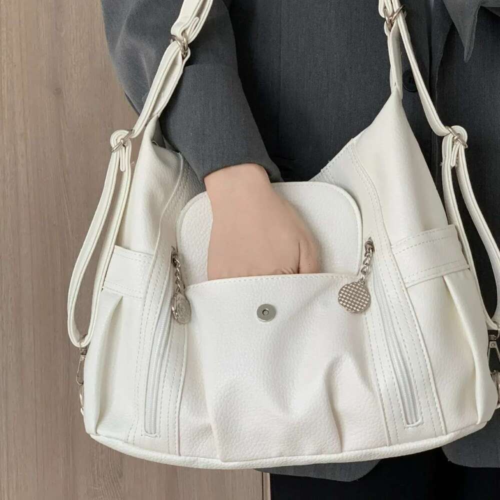 Designer Bag Women's Nice Bag Fashion Korean Version Single Shoulder Straddle Large Capacity Student Travel Bolso Grandebag New In Handbag