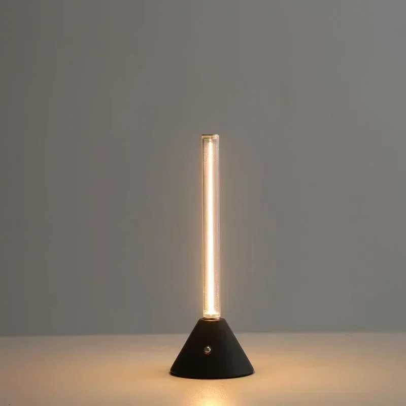 The LED Desk Lamp Dimmable Rechargeable Battery-powered Touch Sensor Portable Desk Lamp For Home Bars Bedrooms LED Night LampM251125