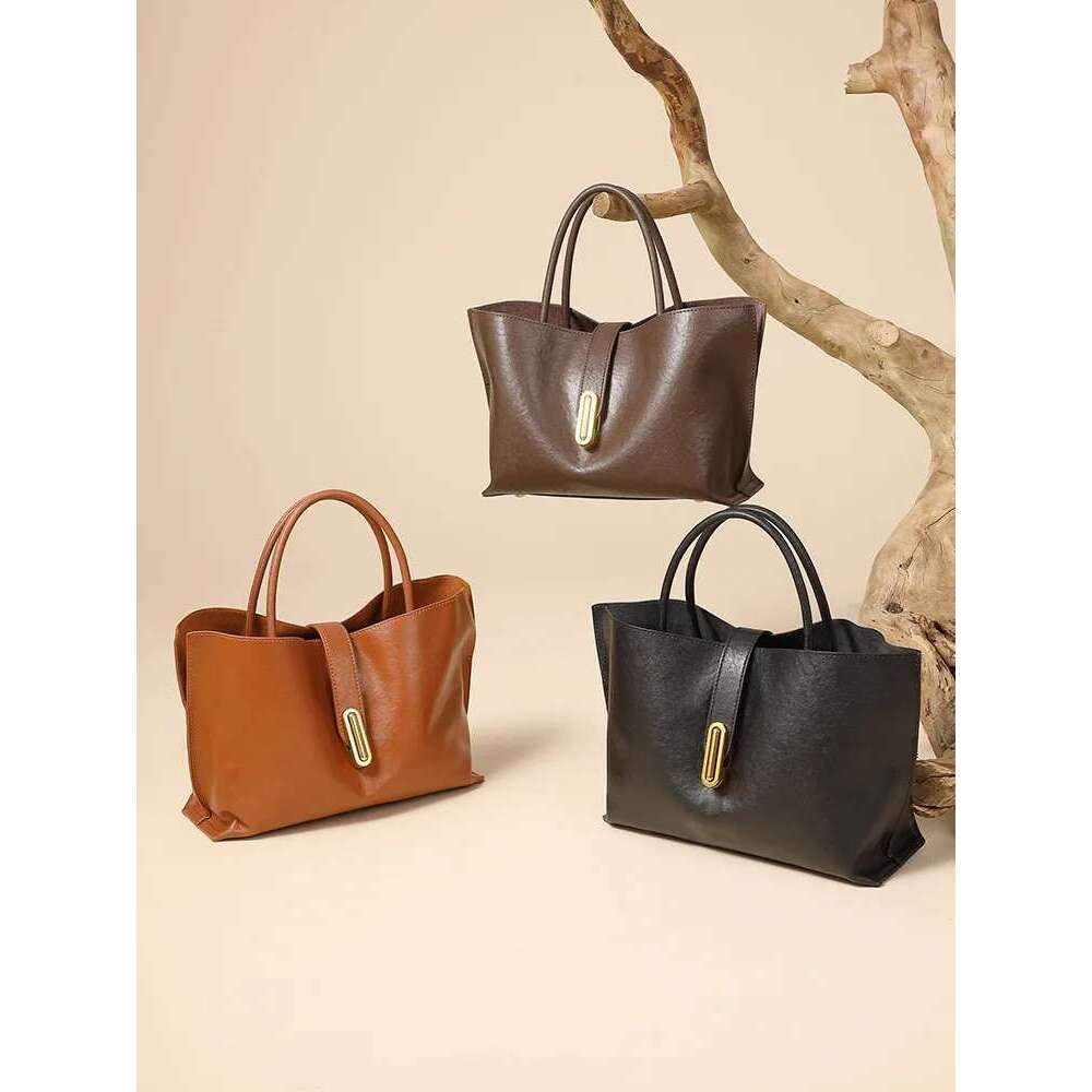 Designer Bag YANATARI Cowhide Genuine Leather Handbags Women Vintage Shoulder Female Bucket Bag High Quality 2025 Crossbody Bag