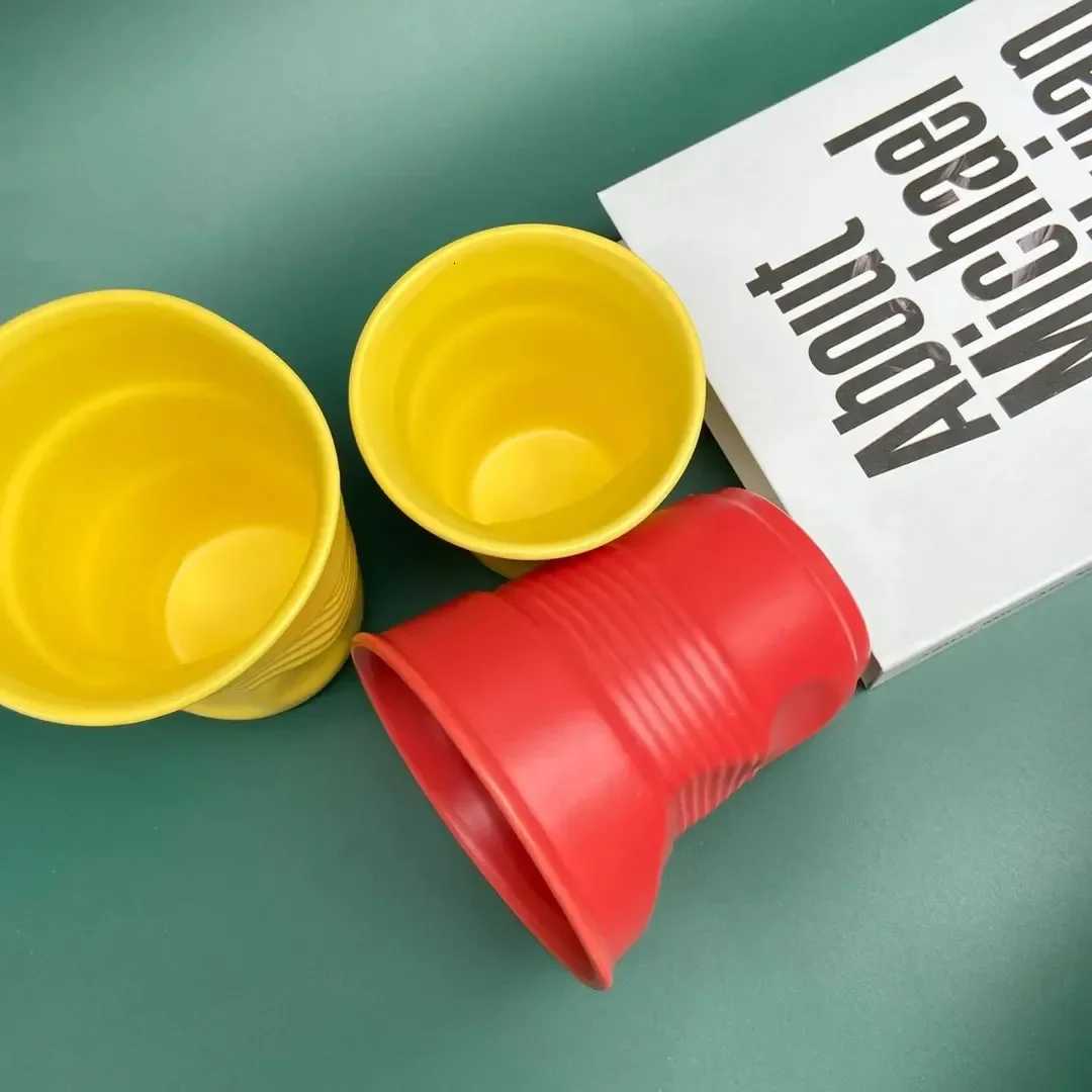 Irregular Ceramic Mug Hand-pinch Coffee Cup Mugs Funny Glass Drinking Glasses Kawaii Cup Cool Stuff Holiday Gift Cups and Mugs Y251125