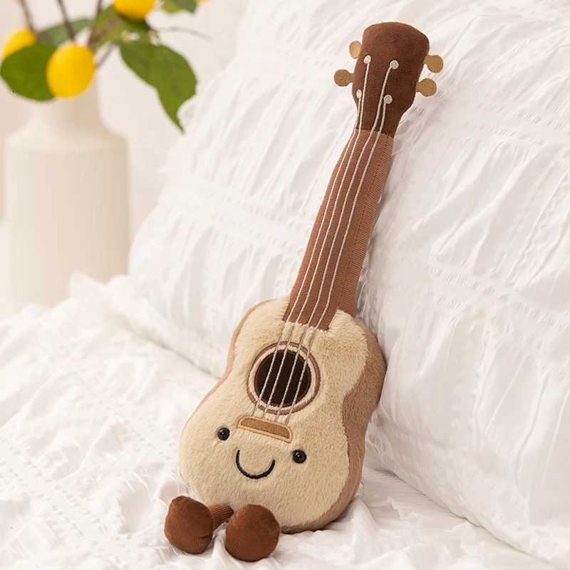 Cute Playful Music Instrument Plush Toy Stuffed ViolinPianoGuitarBassUkulele Soft Doll Birthday Gift for Kids Music LoversXJ251125
