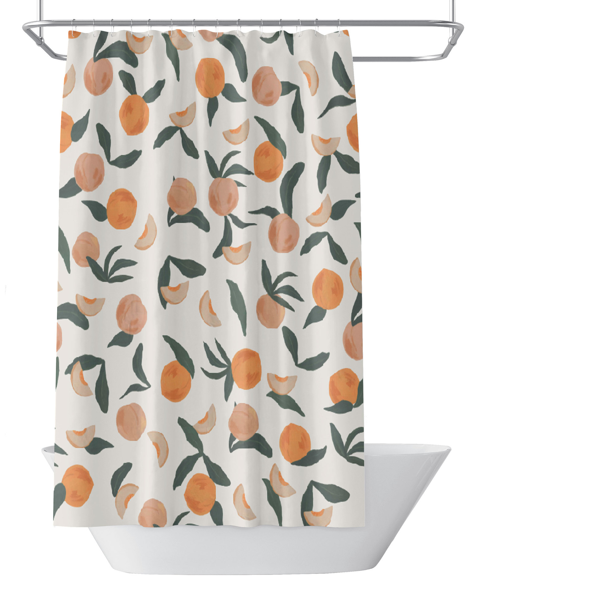 YL-37810 Series Polyester Waterproof Shower Curtain with Digital Printing