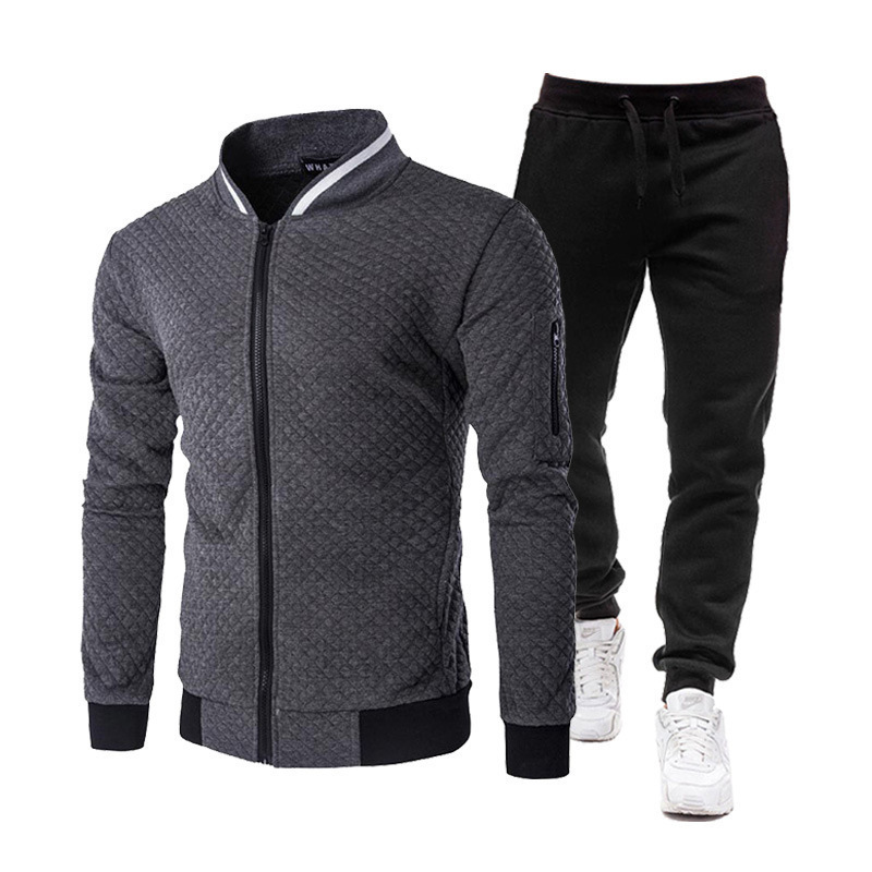 Men's Tracksuits Fashion Spring And Autumn Baseball Wear Pants Two-piece Set 2025 Outdoor Jogging Jacket Leisure Sports Suit