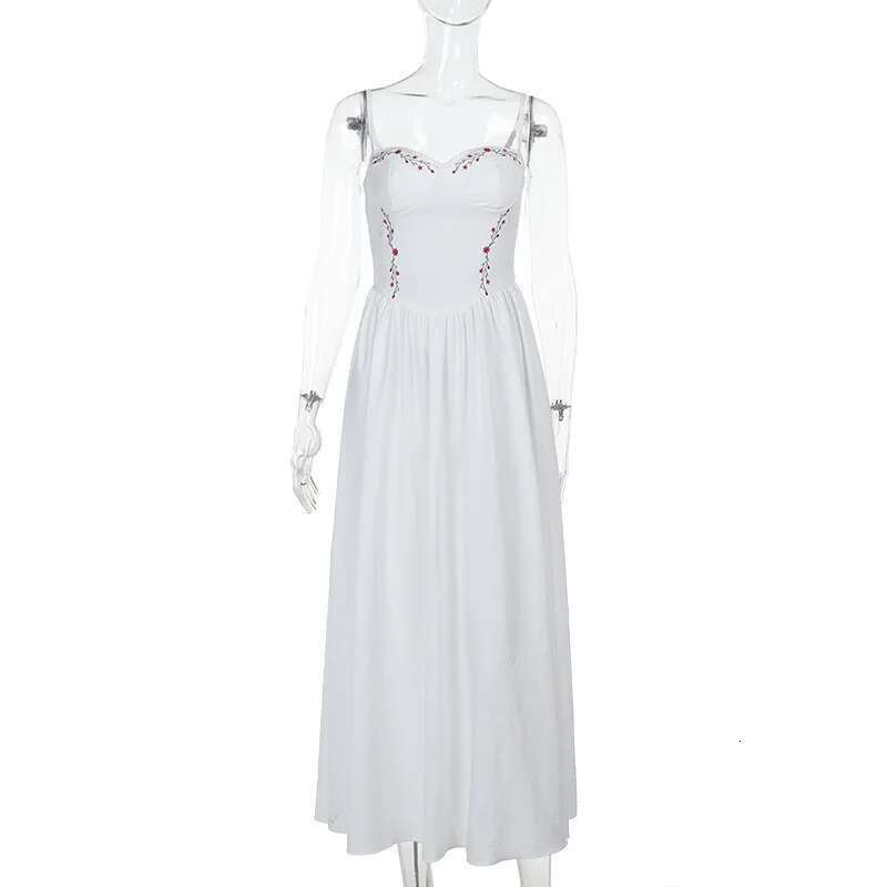 Dongdumaoyi Townlike Elegant Midi Long A Line Dress Women Spaghetti Strap Spring Summer Strapless Nightclub Sexy Party Dresses