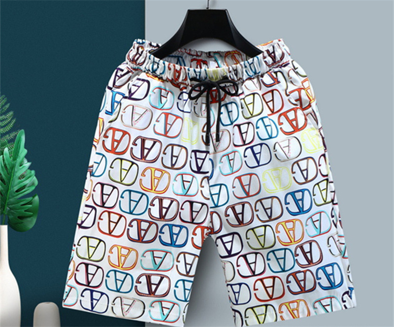 Designer shorts free shipping 2025 new style fashionable loose high-end texture letter printed trendy five quarter pants for men