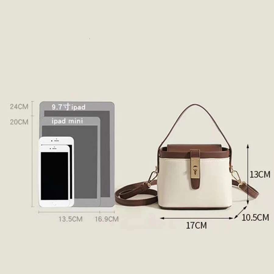 2024 Popular Trendy High-Quality Box Crossbody Shoulder Bag Leather Women's Bags New Messenger Handbag