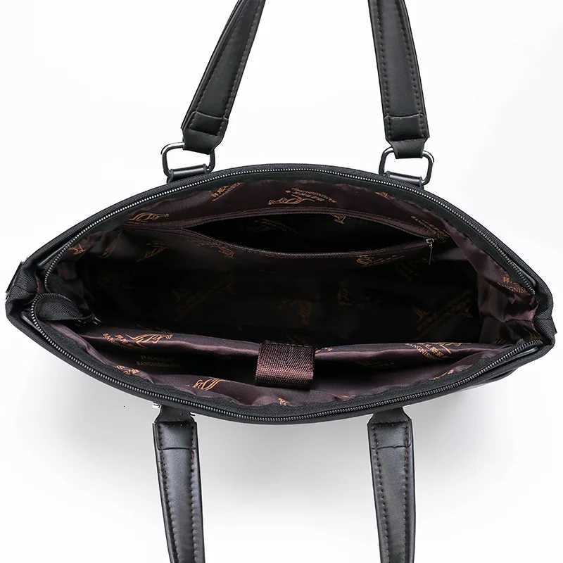 New Mens Bags Oxford Cloth Handheld Horizontal Briefcase Business Bag Mens Waterproof Oblique BriefcaseT251125
